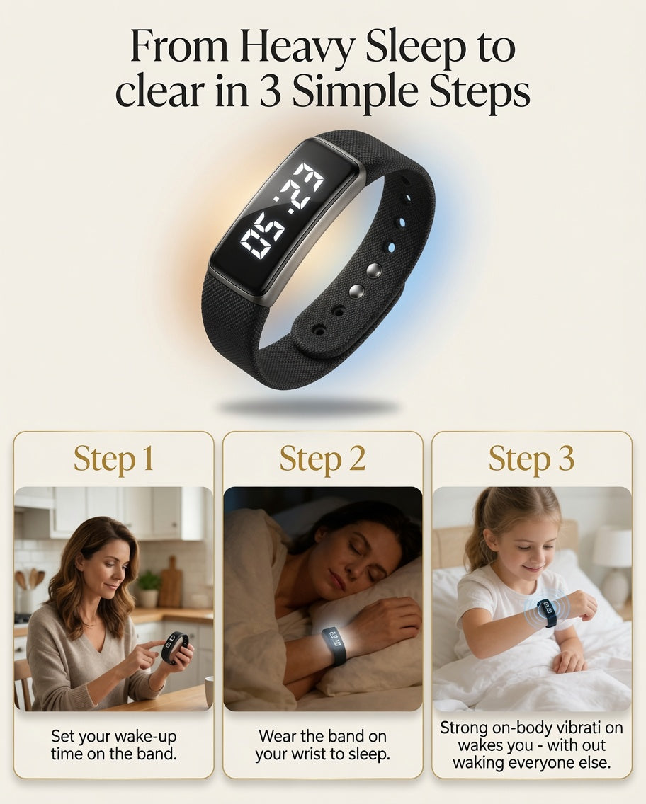 VibraWake Wrist Watch